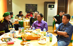 HM Wardan Sambut Kedatangan Raden Andik Jaya Prawira